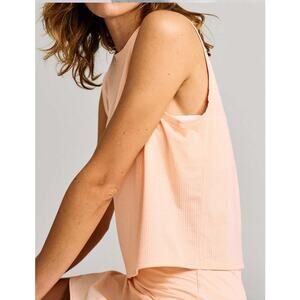 Womens Outdoor Voices ThinkFast Mesh Cropped Muscle Tank Size L